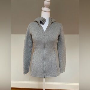 The North Face Hooded Caroluna Quilted Fleece Lined Full Zip Coat Sz Womens XS